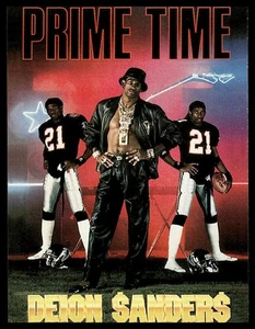 1992 SkyBox Prime Time #161 Deion Sanders Atlanta Falcons NM+ - Picture 1 of 2