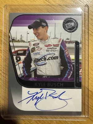 *2004 PRESS PASS*SIGNINGS*KYLE BUSCH*AUTHENTIC AUTOGRAPH**RC*AUTO*SP*NRMT - Image 1 of 2