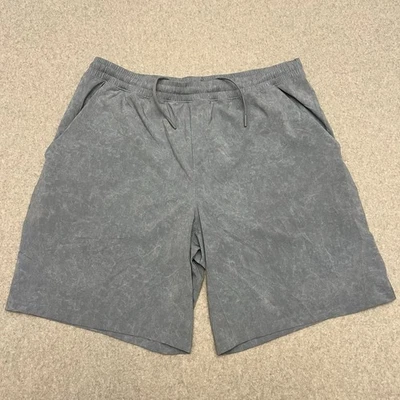 Pantalones Cortos Lululemon Pace Breaker Para Hombre XXL Gris Forrado Cordón Rendimiento Elástico Foto 1 de 4