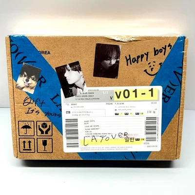 NEW Layover V Kim Taehyung of BTS CD Box Blue V2 1st Solo Mini Album Korea K-Pop - Image 1 of 4