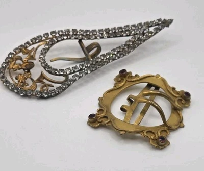 Vintage Belt Buckles Lot Gold Silver Mixed Styles Western Retro Fashion... - Image 1 of 4