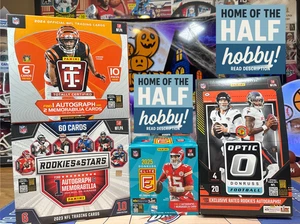 Kansas City Chiefs Hobby Box BREAK 23-25 NFL 1/2 Donruss 1/2 Rookies & Stars - Picture 1 of 6