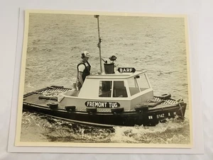 Fremont Tugboat Co Tug Barf Seattle 1982 8x10 B&W Photo Maritime Work Boat - Picture 1 of 8