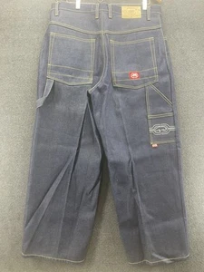 Vintage 90s Ecko Unltd Jeans Baggy Grunge Cargo Hiphop Men's 36x30 Y2k Wide Leg - Picture 1 of 12