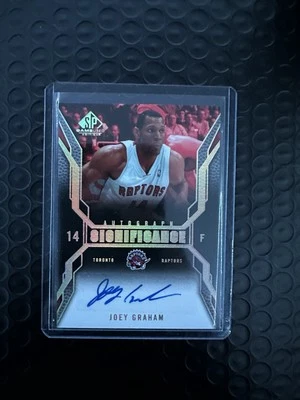 2007-08 SP Game Used - Significance Autographs Joey Graham #SI-JG (AU) - Image 1 of 4