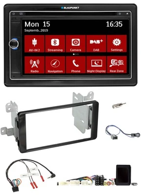 Blaupunkt Bluetooth DAB 2DIN USB DVD Lenkrad Autoradio für Mitsubishi Outlander - Bild 1 von 4