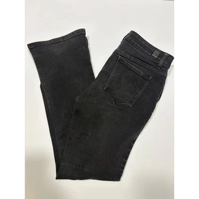 Pantalones de mezclilla para mujer Simply Vera Wang negros lavados talla 8P Bootcut Foto 1 de 4