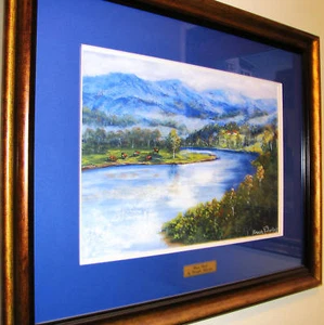 Brenda Roberton pastel titled 'River Bend' Excellent Australian Painting - Picture 1 of 3