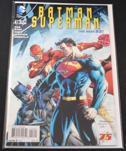 2013 Neu 52 Batman/Superman 18 Jim Lee Flash Variante Comic Sehr guter Zustand + - Bild 1 von 1