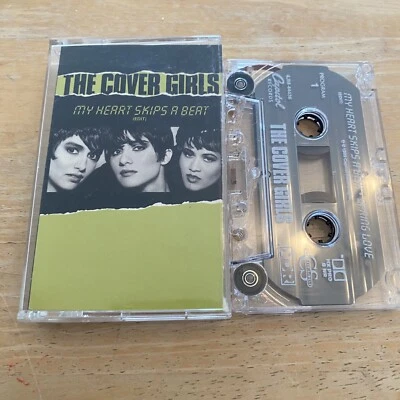 The Cover Girls, My Heart Skips A Beat, cassette tape single Rare USA IMPORT - Image 1 of 3
