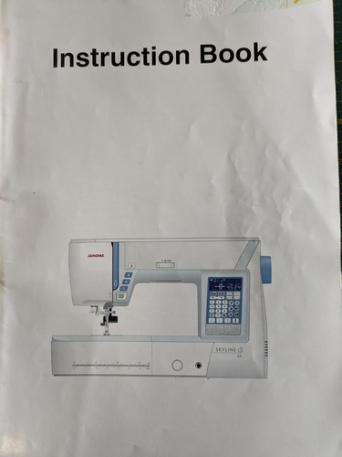 Janome Skyline S5 User Manual | eBay