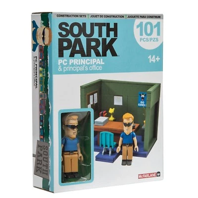 Juego de construcción de oficina para director y director de PC South Park McFarlane Toys Foto 1 de 4