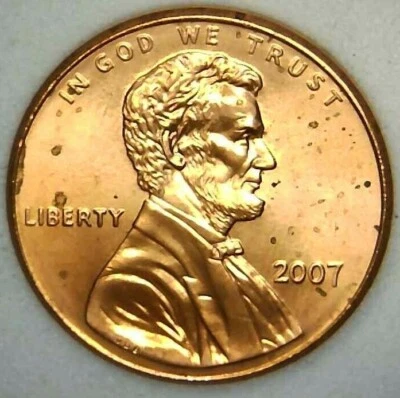 2007-P 1C Lincoln Memorial Cent BU  21lc0803 - Image 1 of 2