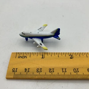 Vintage Micro Machines Boeing 747 Mini Plane US Navy 1987 Galoob b6 - Picture 1 of 5