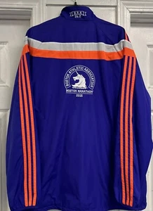 Boston Marathon BAA 2015 adidas Running Jacket Full Zip Men's Adult XL VGUC - Picture 1 of 12