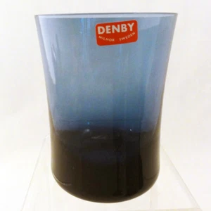 DENBY Arabesque blau Eisbecher klein 4,2" hoch NEU NIE BENUTZT Milnor Schweden - Bild 1 von 1