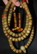 tibetan old antique real kapala mala prayer beads worry bracelet rosary 108