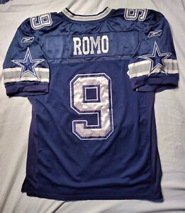 Reebok NFL Dallas Cowboys Tony Romo #9 Football Jersey Blue Size 52