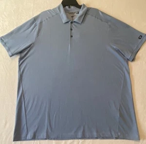 OGIO Men’s Moisture Wicking Golf Polo Size 3XL SHORT SLEEVE Light Blue NEW - Picture 1 of 13