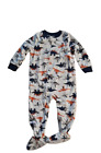 Carters Boys Fleece Footsie Footed Pajama Size 3T 1 Pc Dinosaur Fame Resistant