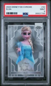 2023 Topps Chrome Disney 100 Elsa PSA 9 - Picture 1 of 2
