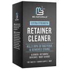 Retainer Cleaner Tablets - Remove Odors Discoloration Stains And Plaque - 4 Mon