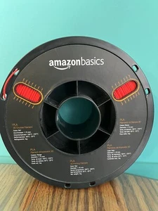 Amazon Basics PLA 3D Printing Filament, ABS 1.75mm, I 1kg Spool, Red. A-51 - Picture 1 of 5