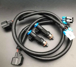 2X Fuel Injectors w/ Harness Fit For Polaris Ranger XP 800 Ranger 800 2011-2014~ - Foto 1 di 7