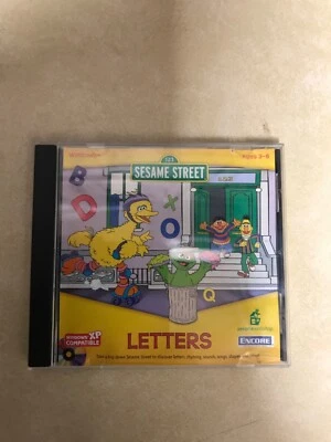 Sesame Street: Letters - PC CD Windows juego 1997 edades 3-6 Foto 1 de 3