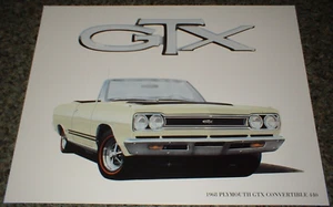 1968 PLYMOUTH GTX CONVERTIBLE MOPAR ART 68 440 426 HEMI★★ - Picture 1 of 1