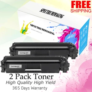 2 Pack CRG-047 Toner Compatible for Canon 047 imageClass LBP112 LBP113w MF113w - Picture 1 of 2