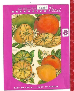 Calcomanía decorativa vintage Meyercord 1530F frutas - Imagen 1 de 1