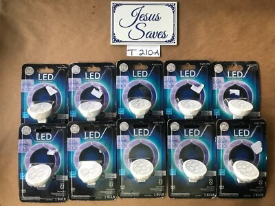 10 New GE LED Dimmable 35w Indoor Floodlight LED MR16 Bright White  12 Volt - Image 1 of 3
