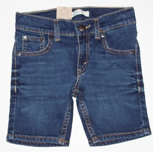 Levis NWT Girls 4 5 6 7 8 511 Skinny Fit Knee Length Medium Wash Jean Shorts - Picture 1 of 2