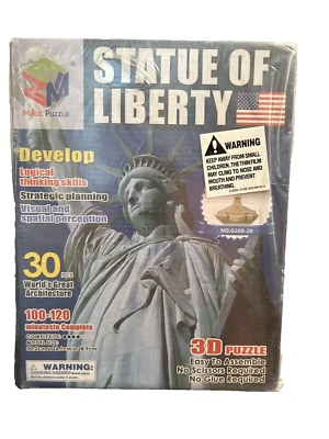 Magic Puzzle Statue Of Liberty 3D Puzzle, 30 Pcs - Image 1 of 2
