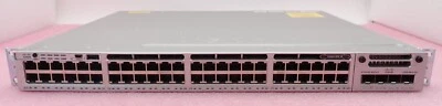 Cisco Catalyst WS-C3850-48T-L 48x 1GbE RJ45 Port Managed Switch + C3850-NM-4-10G - Image 1 of 4