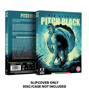 Pitch Black 4K Ultra Bluray Slipcover Only Custom Handmade (NO DISC) - Photo 1/3