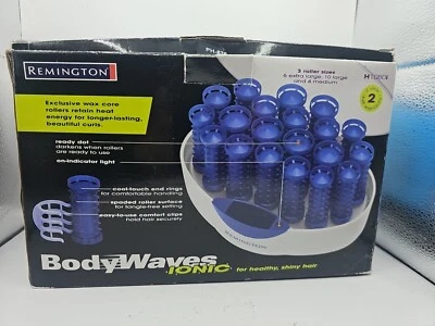 Remington Body Waves Ionic 20 Hot Roller Hair Curlers Model H1080i Blue  - Image 1 of 4