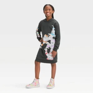 Nickelodeon Dresses Ninja Turtle XL Youth Cowabunga Hooded Sweatshirt Dress - Picture 1 of 5