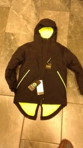 NUEVO CON ETIQUETAS CM9 CHAMPION BOYS PARKA JACNKET NEGRA XS 4-5. S 6-7 - Imagen 1 de 1