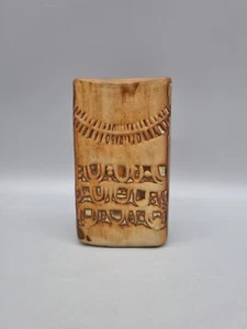 A Louis Hudson Vintage 1970s Studio Pottery Slab Vase, Cornish Abstract. - Picture 1 of 8