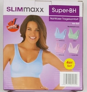4er Pack Damen BH Super BH Sport Nahtlos ohne Bügel Größe L (40/42) TV Werbung - Bild 1 von 14