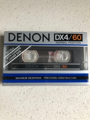 DENON DX4/ 60 VINTAGE AUDIO CASSETTE   1982-1983 MADE IN JAPAN **RARE** - image 1 of 4