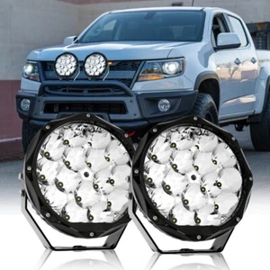 Juego de 2 luces redondas todoterreno AUXBEAM 8,5" haz puntual luces LED de conducción camión - Imagen 1 de 12
