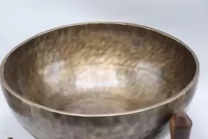 Special 18 inch Tiger Antique singing bowl, Tibetan singing bowl handmade - Picture 1 of 4