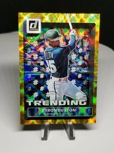 2022 Panini Donruss BYRON BUXTON Trending Gold /99 #T-5 Twins - Picture 1 of 2