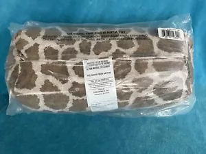 NEW ~ KIMLOR MILLS ~ Giraffe Print NECK ROLL Comfort Throw Bed Pillow NIP NWT - Picture 1 of 2