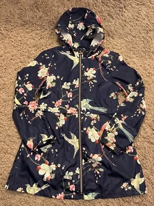 Ted Baker Girls Blue Bird Wind Breaker Size 12 Worn Once - Picture 1 of 7