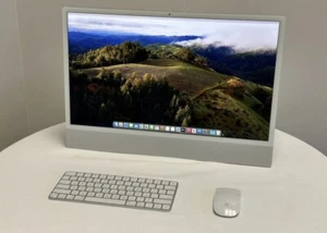 Apple iMac 24" M1 VESA (no stand) (8-CPU 8-GPU) 16GB Ram 512GB SSD - Afbeelding 1 van 2