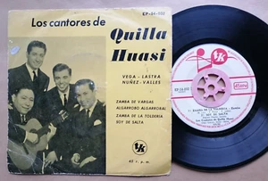 The Singers of Quilla Huasi Zamba de Vargas 7" Argentina TK EP 54032 Quechua - Picture 1 of 2